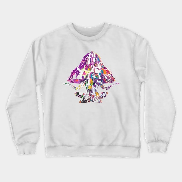 Psilly Cyben X A.I. Crewneck Sweatshirt by Algorithmic Output